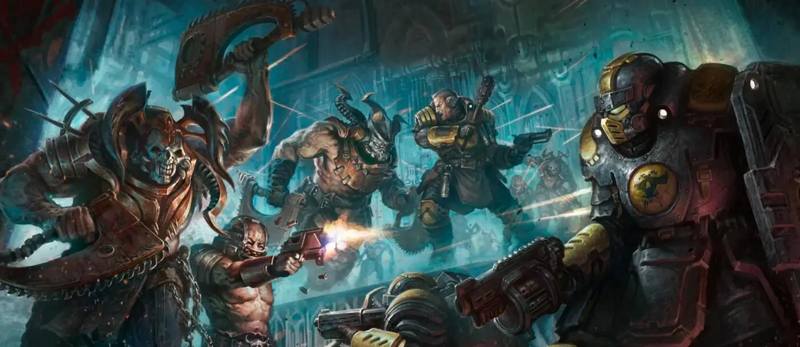 Gangues das Casas Clãs em guerra pelo Underhive